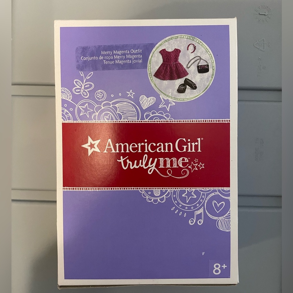 American Girl Merry Magenta outfit